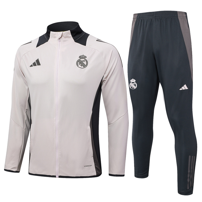 AAA Quality Real Madrid 24/25 Tracksuit - Light Beige